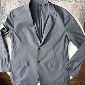 Theory Men’s Simons Neoteric Performance Blazer Jacket Size 44R Gray